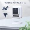 4G LTE Security Camera, Wire Less Cellular Security Camer Night Vision Motion Detection 2MP Digital Zoom 2 Way Intercom Real Time Alarm Magnetic Install European Edition view 2