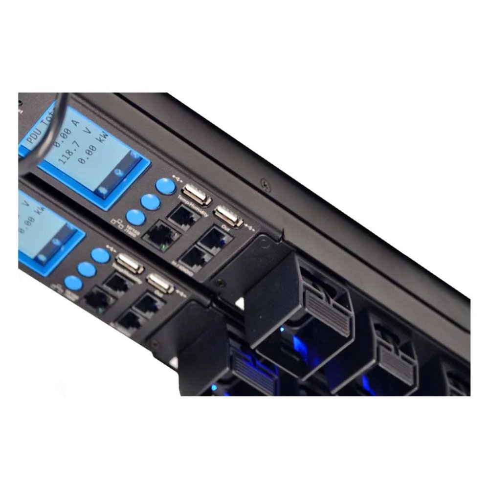 Chatsworth - P3-1M0F3 - Monitored eConnect, PDU, 208V, 30A, 36 Outlet, Vertical, 3 Phase, Black, 70.5 H x 2.2 W x 2.2