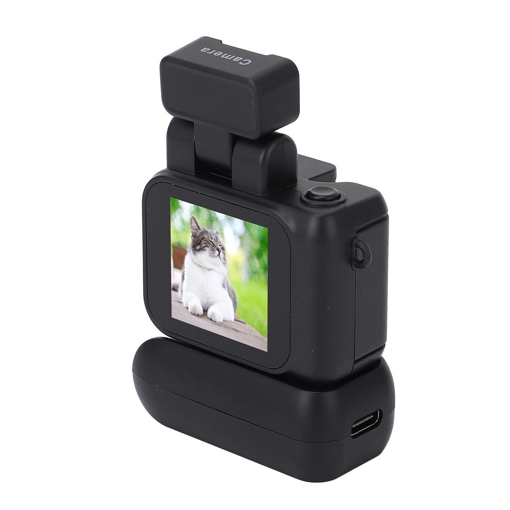 Compact Retro Thumb Camera, Portable Selfie Camera with LED Flash, 1080P Video Cameras for Teens Students Mini DV DVR Camera Camcorder for Travel Vlogging Recording