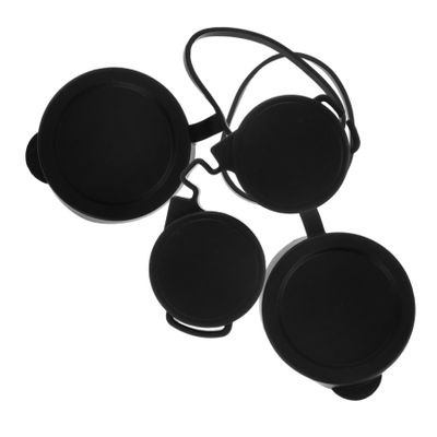 BCOATH 3pcs Binoculars Protective Covers Binocular Lens Cap Rubber Objective Lens Covers Eyepiece Protection Cap Outdoor Use
