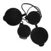 BCOATH 3pcs Binoculars Protective Covers Binocular Lens Cap Rubber Objective Lens Covers Eyepiece Protection Cap Outdoor Use view 1