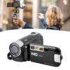 ZJchao Video Camera, 2.7in TFT DV Camera 4K 48MP Rotatable Screen 16x Zoom Video Camera with USB Cable Ideal for Vlogging Travel (Black) view 2