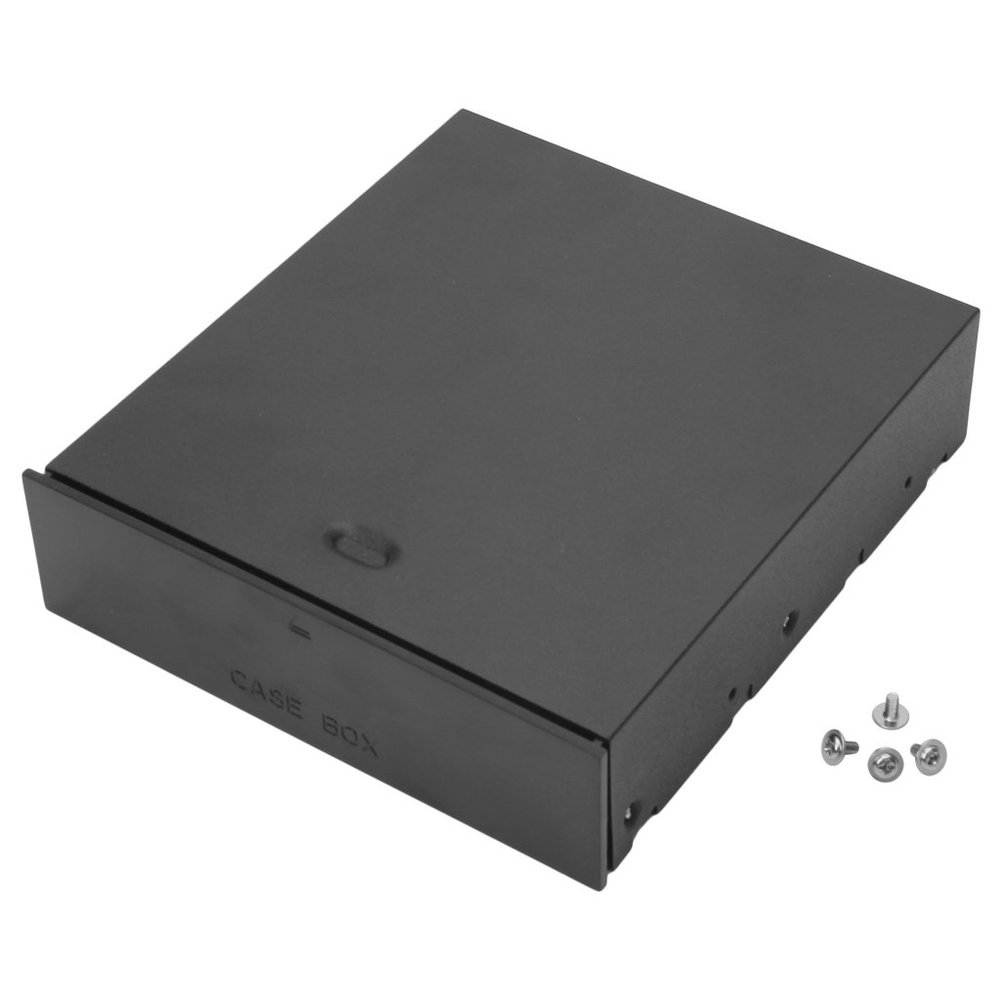 Rooyar Black Desktop Computer MATX Hard Rack Drawer Tray Devices Storage for Case (5.25")