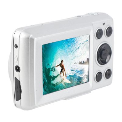 16MP Digital Camera Cam Retro CCD Camera, 1080P FHD Vlogging Video Cameras for Photography, 2.4 Inch Color LCD Display, Compact Point and Shoot Camera Up to 128GB