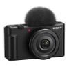 Sony ZV-1F Vlog Camera for Content Creators and Vloggers - Includes 2 x 64GB Memory Cards, RGB Video Light, LCD Hood with Magnifier, Gripster Tripod, and More (Extreme Bundle) (Renewed) view 2