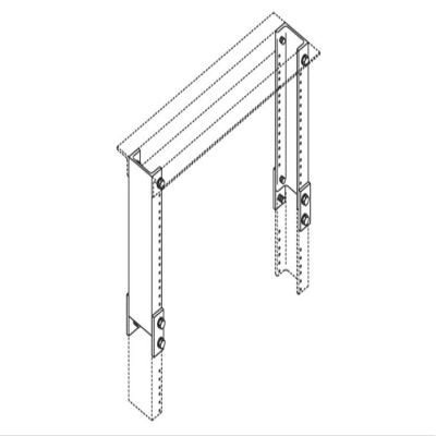 Chatsworth - 10565-524 - Rack Extension Kit, 11RU, Clear, 24 in. H, (Each)