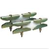 Chatsworth - 10842-001 - Insulator Bar Kit; 0.38in W; White; Cable Capacity - 1421; 10 Kits view 1