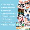 10pcs Accountant Sticker Sheet, Funny Vinyl Decals for CPAS, Finance Students, and Bookkeepers, Waterproof, UV-Resistant, for Laptop, Water Bottle, Notebook, Clipboard, Office Desk (Design 4) view 4