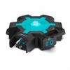 360 Electrical PowerHubXL 5-Outlet Heavy-Duty Outdoor Adapter, Aqua/Grey view 1