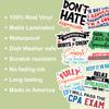 10pcs Accountant Sticker Sheet, Funny and Cute Vinyl Decals for Accountants, CPAS, Bookkeepers, Office Workers, Waterproof, UV-Resistant, for Laptop, Water Bottle, Journal, Notebook (Design 2) view 4