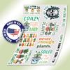 10pcs Plant Lover Sticker Sheet, Cute Botanical Vinyl Decals for Gardeners, Houseplant, Nature Fans, Waterproof, UV-Resistant, for Laptop, Water Bottle, Notebook, Planter, Scrapbook (Design 2) view 3