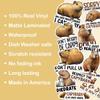 10pcs Capybara Sticker Sheet, Cute Funny Vinyl Decals for Capybara Lovers, Animal Fans, Pet Enthusiasts, Waterproof, UV-Resistant, for Laptop, Water Bottle, Journal, Notebook, Phone Case, Scrapbook view 4