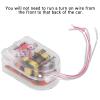 CFTGIW 12V Car Stero R Converter Speaker High to Low Line Amplifier Impedance Adapter Device Installation is Quick and You Need to The view 3