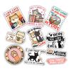 10pcs Cat Lover Sticker Sheet, Cute and Funny Vinyl Decals for Cat Owners, Animal Lover, Pet Parents, Waterproof, UV-Resistant, for Laptop, Water Bottle, Notebook, Journal, Phone Case, Scrapbook view 1
