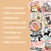 10pcs Cat Lover Sticker Sheet, Cute and Funny Vinyl Decals for Cat Owners, Animal Lover, Pet Parents, Waterproof, UV-Resistant, for Laptop, Water Bottle, Notebook, Journal, Phone Case, Scrapbook view 4