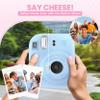 Fujifilm Instax Mini 12 Instant Camera Pastel Blue + Minimate Custom Designed Case + Fuji Instax Film 10 Sheets & Album view 3