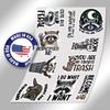 10pcs Raccoon Sticker Sheet, Cute Wildlife Vinyl Decals for Animal Lovers, Trash Panda, Waterproof, UV-Resistant, for Laptop, Water Bottle, Notebook, Journal, Scrapbook, Phone Case view 3
