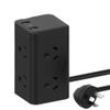Socket with Power Cord Power Strip with Quick Charging Socket(E) view 1