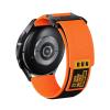 20 22mm Nylon Sports Strap For Huawei GT4 GT5 46mm, For Samsung 4 5 6 7 Wristband, For Garmin Fenix 8 43mm 47mm Wristband(Black orange,22mm) view 2