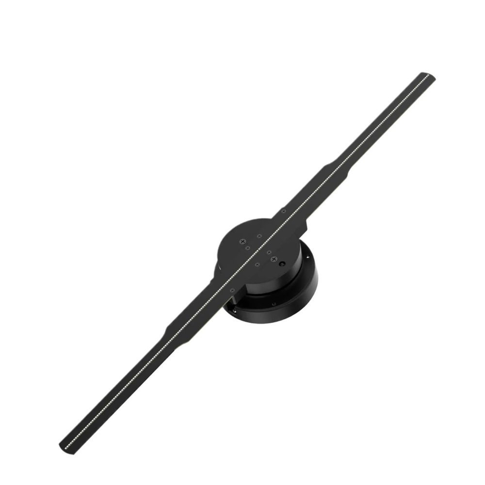 CUIYMXSC 3D Fan Hologram Projector Advertising Light Led Sign Holographic Lamp Shops Bars Shopping Malls Projectors for Shop Bar (45cm)