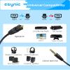 eSynic Professional Optical to RCA Converter & Professional Optical to 3.5MM Adapter view 3