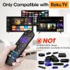 6 Pack Replacement Remote Control for Roku TV, Compatible with All Onn Roku/Hisense Roku/Sharp Roku/Philips Roku/TCL Roku Smart TVs(Not for Roku Stick, Box or Speaker) view 2
