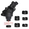 Lab Microscope Accessories WD30 WD165 0.5X 0.7X 1X 2X Zoom Stereo Binocular Trinocular Microscope Auxiliary Barlow Objective Lens Thread M48mm(2.0X) view 2