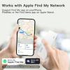 Wallet Tracker Card, Compatible with Find My (iOS Only), Ultra Thin Item Finder for Wallet, Luggage Tag, Passport etc, IPX7 Waterproof (White) view 2