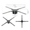 CUIYMXSC 3D Fan Hologram Projector, WiFi Led 3D Display Advertising Light Remote Advertise Display Light for Shop Bar Christmas Party view 4