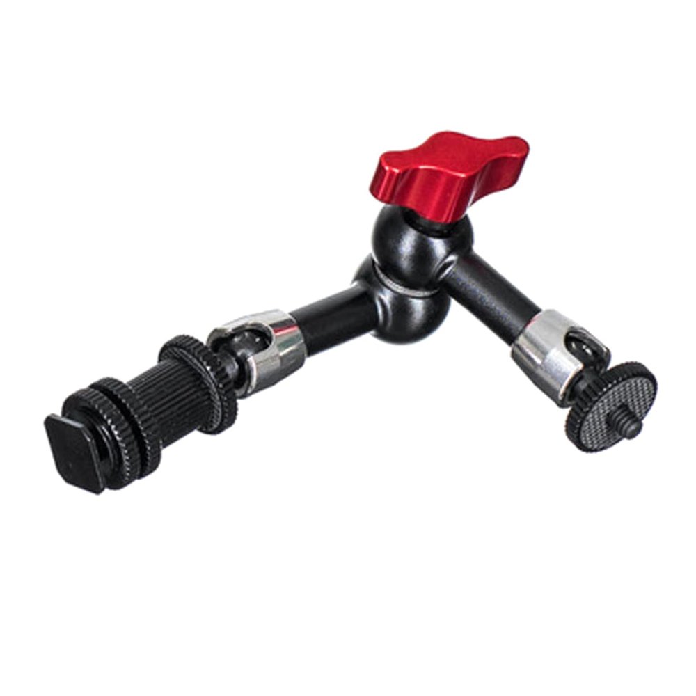 BAIMOQI Adjustable 7/11inch Articulating Magics Arm with 2 1/4" Thread for Monitors and LED Light Mounting