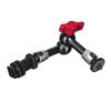 BAIMOQI Adjustable 7/11inch Articulating Magics Arm with 2 1/4" Thread for Monitors and LED Light Mounting view 1