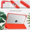 SZLONKOU Tablet Cover for Apple iPad 10.2 7th 8th 9th Gen(2019 2020 2021 Release),Folio Stand Lightweight Sleep/Wake Up Leather Case for Apple iPad 10.2" Generation 7 8 9 (FG-Red) view 4
