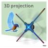 CUIYMXSC 56CM 3D Hologram Fan, 3D Hologram Advertising Display Fan Hologram Projector Led Player Sign Holographic Lamp Upgrade Projector Fan Gift view 4