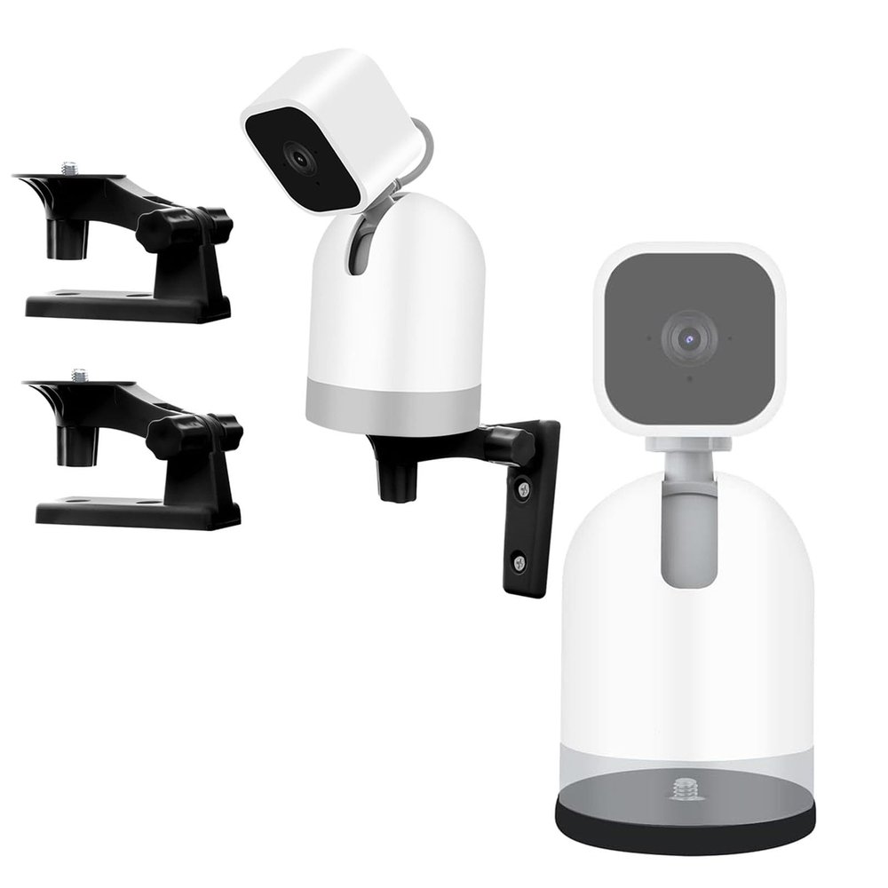 Adjustable Wall Mount and Magnet Camera Mount Compatible with Blink Mini Pan-Tilt Camera Easy to Install Outdoor Indoor, Camera Mount with 1/4 inch Thread