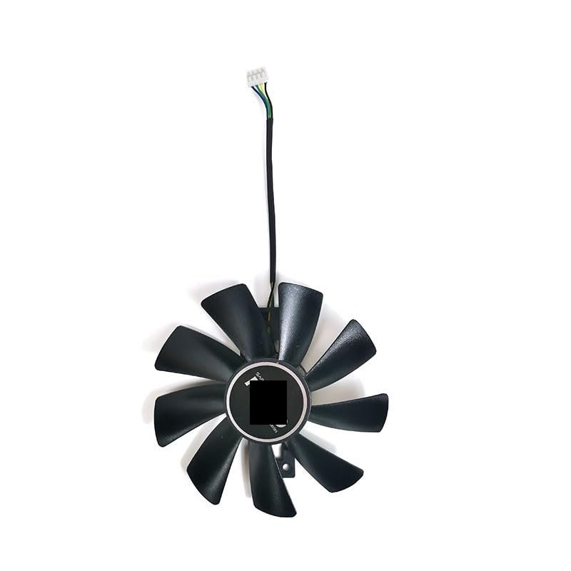 100MM GAA8B2U GAA8S2U 4PIN R9 380 380X Video Fan Compatible with R9 380 380X 2g4G D5 Graphics Card Fan VGA Cooling Fan(1 Black)