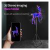 CUIYMXSC 3D Fan Hologram Projector, WiFi Display Advertising Logo Light Led Sign Holographic Lamp Transmit Picture Video Logo for Advertising Display (50cm) view 3