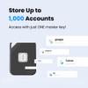 Atlancube PasswordPocket Offline Hardware Password Keeper with Bluetooth Auto-Fill for iPhone and Android, Stores 1,000 Logins, Military-Grade AES-256 Encryption (White) view 3