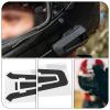 eMagTech 1Set Intercoms Headsets Device Protection Cover Sticker Motorcycle Headsets Protective Cover Compatible with Cardo Packtalk Edge Carbon Fiber Pattern view 4