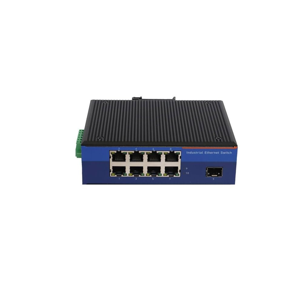 PUSR 8*10/100/1000M RJ45 Port+1*Gigabit SFP Slot Industrial Unmanaged Gigabit Ethernet Switch USR-ISG108-SFP