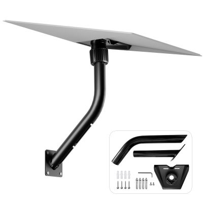 ALIINKD Starlink Gen 3 Mount with Pipe Adapter, Adjustable Mounting Kit Compatible with V3 Starlink Standard Dish, Wall Mount/Roof Mount for Starlink Internet Kit Satellite