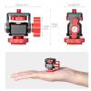 BAIMOQI Adjustable Camera Monitors Mount Hot Shoe Bracket Standard 1/4in 360 Rotation 180 Tilt with Secure Thumbscrew Lock view 4