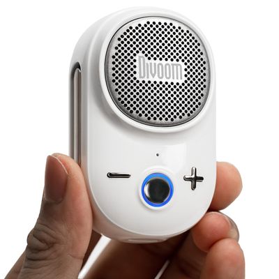 Divoom Itour-S Wearable Bluetooth Speaker, IP67 Clip-On, 10H Playtime,White