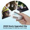 Divoom Itour-S Wearable Bluetooth Speaker, IP67 Clip-On, 10H Playtime,White view 4