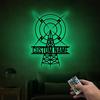 Custom Ham Radio Metal Sign with LED Lights, Personalized Ham Radio Metal Sign, Custom Ham Radio Name Sign, Ham Radio Neon Metal Wall Dcor Sign SEA19-TKGMT61.3 view 1