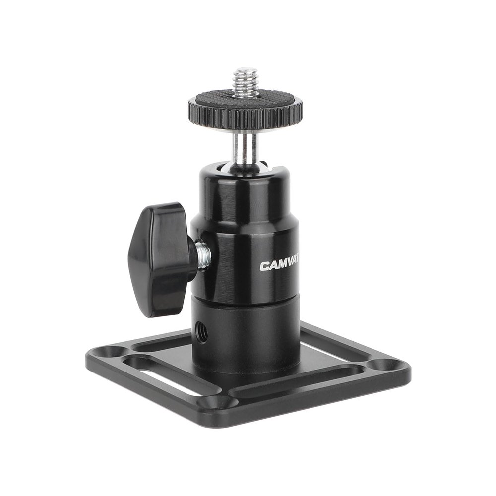 CAMVATE Ceiling Mount Plate with 1/4"-20 Mini Ball Hand for CCTV Camera Surveillance System-3688