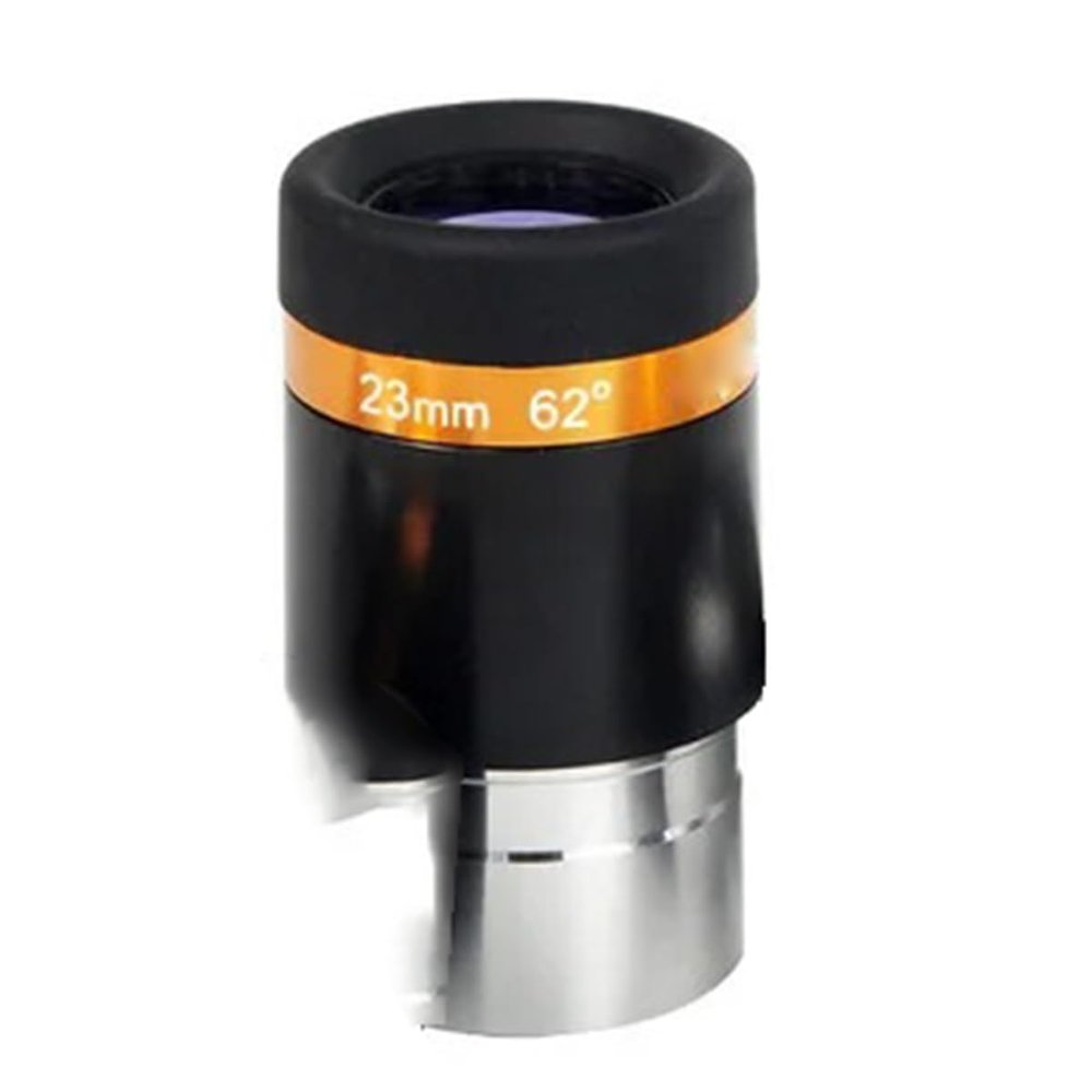1.25" Wide Angle 62 Degree Lens 4mm 10mm 23mm Aspheric Eyepiece Fully Coated for Astronomy Monocular Telescope(23mm)