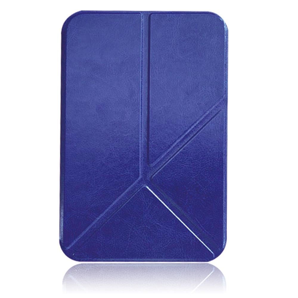 AJUSIBZR Stand Case Compatible with Kindle Keyboard 3rd Gen Leather Lightweight Cover Reader for Kindle3 D00901 Flip Magnetic Closure(Dark Blue)