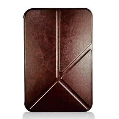 AJUSIBZR Stand Case Compatible with Kindle Keyboard 3rd Gen Leather Lightweight Cover Reader for Kindle3 D00901 Flip Magnetic Closure(Brown)