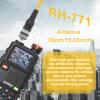 2 Pack RH771 Antenna Tri-Band 15.35in 155/462MHz U/V Dual Band High Gain Antenna SMA-Female Coil Loaded 2.15dBi for UV-K6 K5Plus Radio Accessories (Yellow) view 2