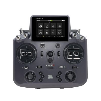 FrSky Tandem X18RS Radio, 24 Channels, LoRa Tuner Technology, for Adults, Two-Way Radio, Chameleon, Ruby Red, Meteorite Grey, Porcelain White (Meteorite Grey)